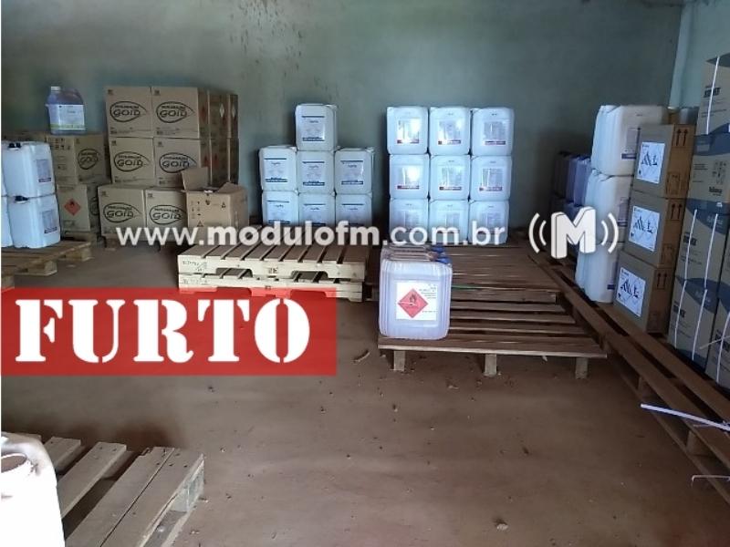 Criminosos invadem fazenda e furtam cerca de R$ 20 mil em defensivos agrícolas