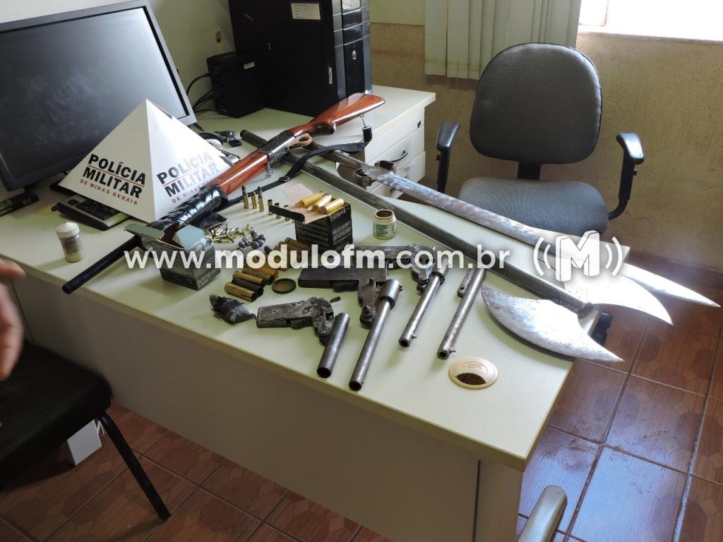 Imagem 1 do post Dois homens são presos e vasto material apreendido em fazenda de Monte Carmelo