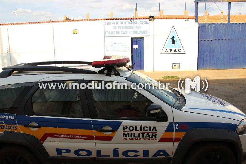 Dois presos fogem pelo telhado da APAC de Patrocínio