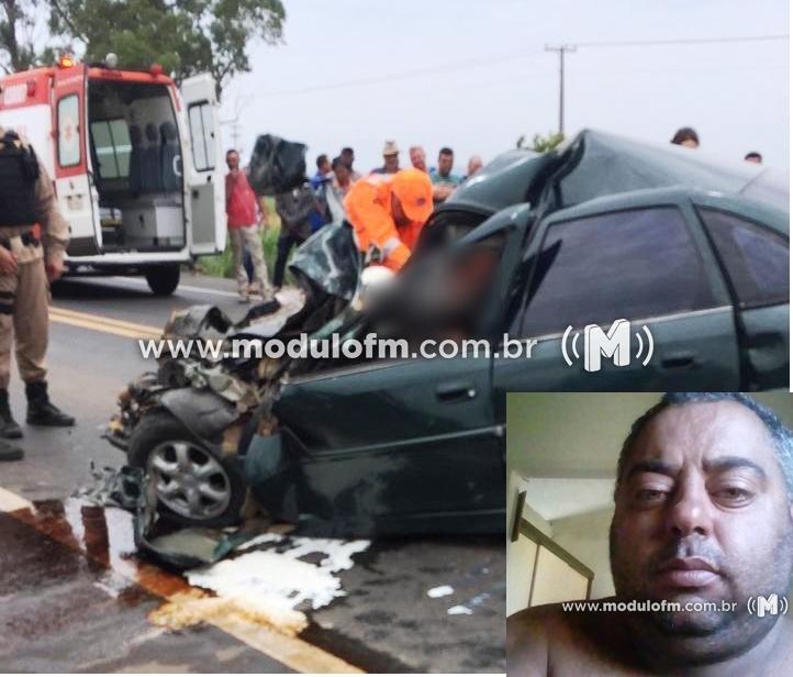 Homem morre em grave acidente na BR-365 em Patrocínio