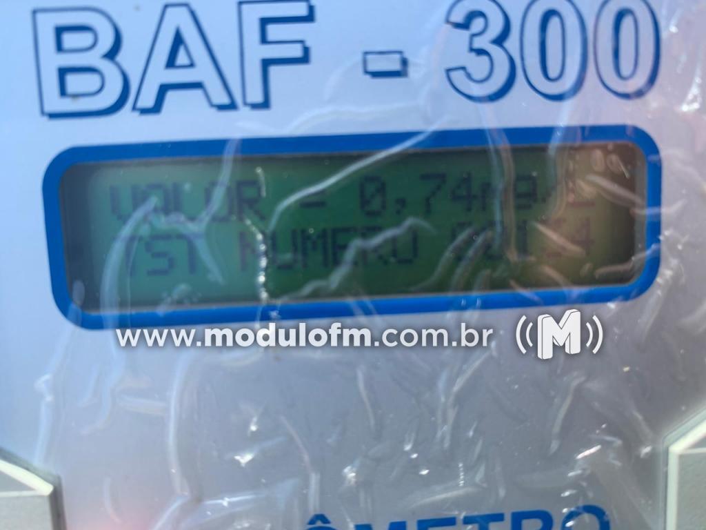 Imagem 1 do post Motociclista é preso por dirigir embriagado