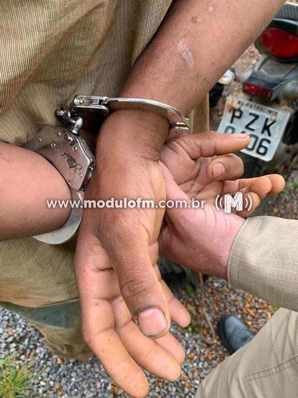 Foragido da Justiça é preso pela Polícia Militar Rodoviária em Guimarânia