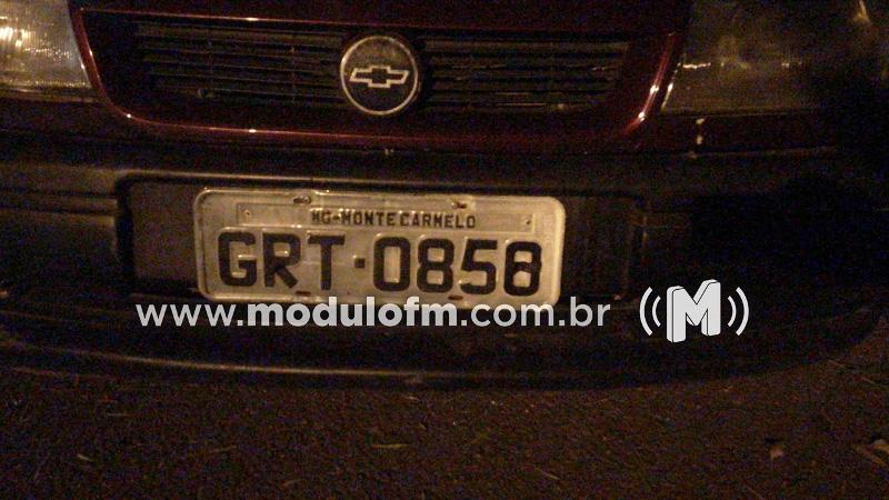 Homem é preso após adulterar placa de veículo