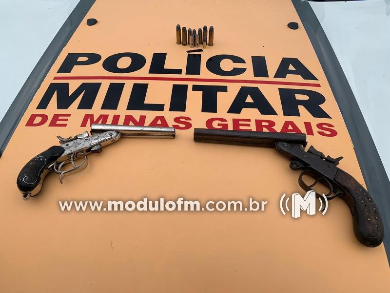 Homem é preso por porte ilegal de arma de fogo após abordagem policial na MGC-462