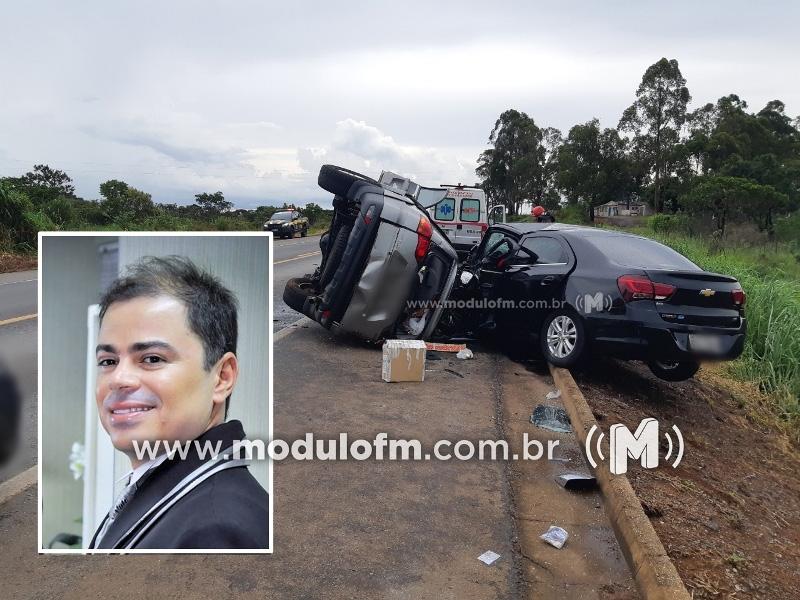 Jovem patrocinense morre em grave acidente na BR-262 em Campos Altos