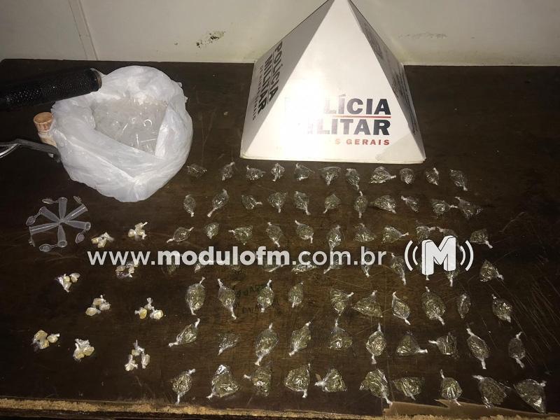 Jovem suspeito de tráfico de drogas é preso no...