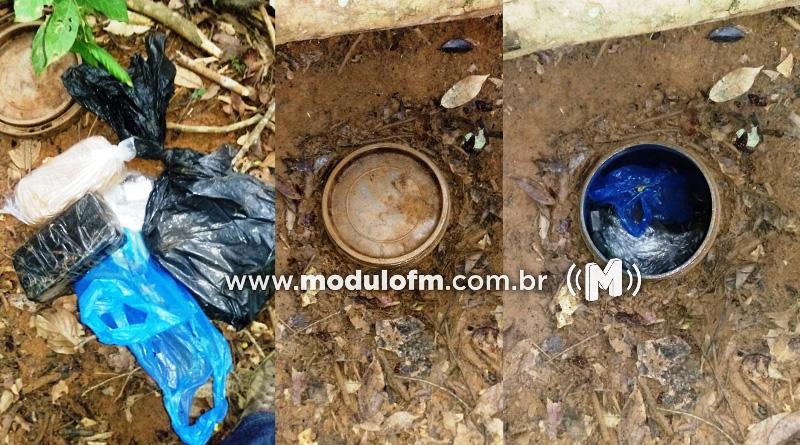 Polícia Civil encontra grande quantidade de drogas enterradas em Santa Luzia dos Barros