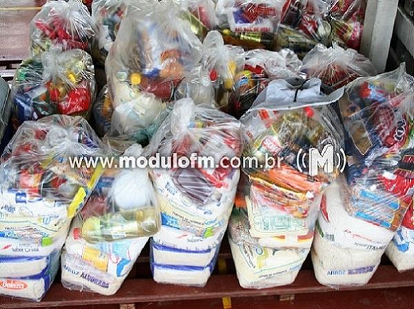 Campanha da Expocaccer arrecada nove toneladas de alimentos
