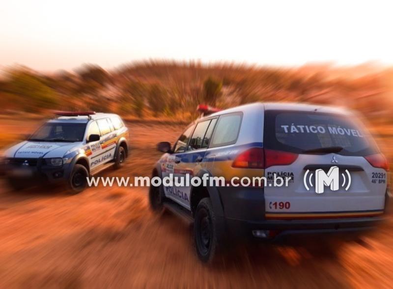 PM age rápido e prende cinco criminosos que assaltaram e aterrorizaram propriedade rural na região de Macaúbas de Cima em Patrocínio