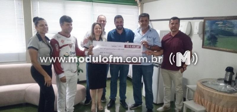 CAP repassa recursos para APAE adquiridos com venda de ingressos