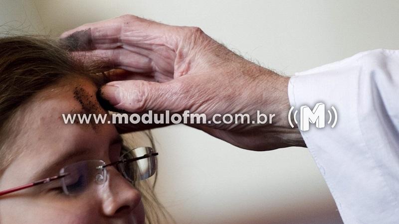 Confira os horários de celebrações da Quarta-Feira de Cinzas nas Paróquias de Patrocínio
