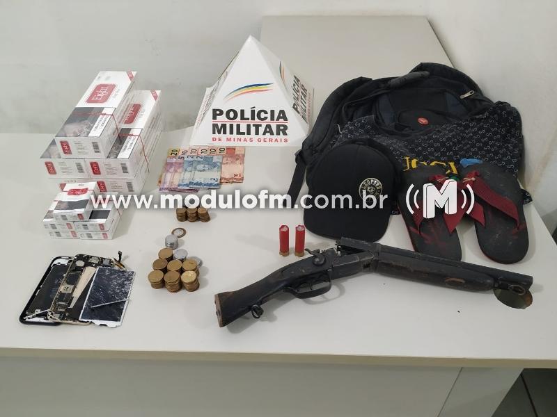 Dois criminosos são presos em flagrante durante assalto à Mercearia em Serra do Salitre