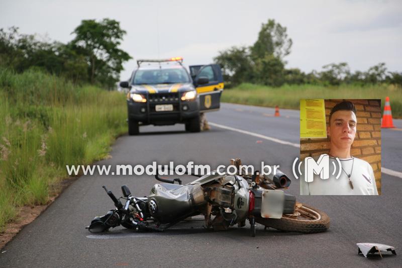 Jovem patrocinense morre em grave acidente na BR-365