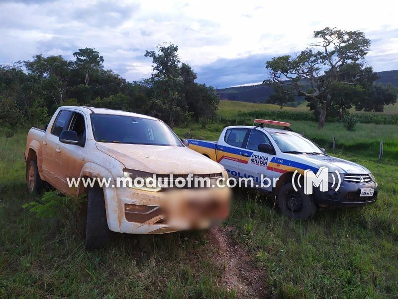 Patrulha Rural recupera caminhonete Amarok tomada de assalto