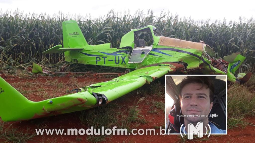 Piloto morre após avião agrícola cair na região rural de Coromandel