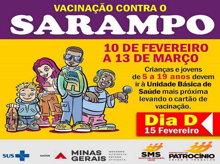 Secretaria de Saúde promove “Dia D” de vacinação contra o sarampo neste sábado
