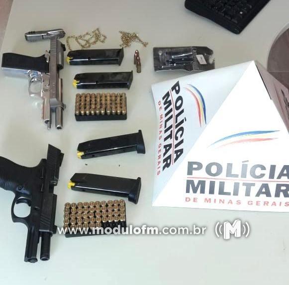 Ciganos são presos com armas e grande quantidade de munições