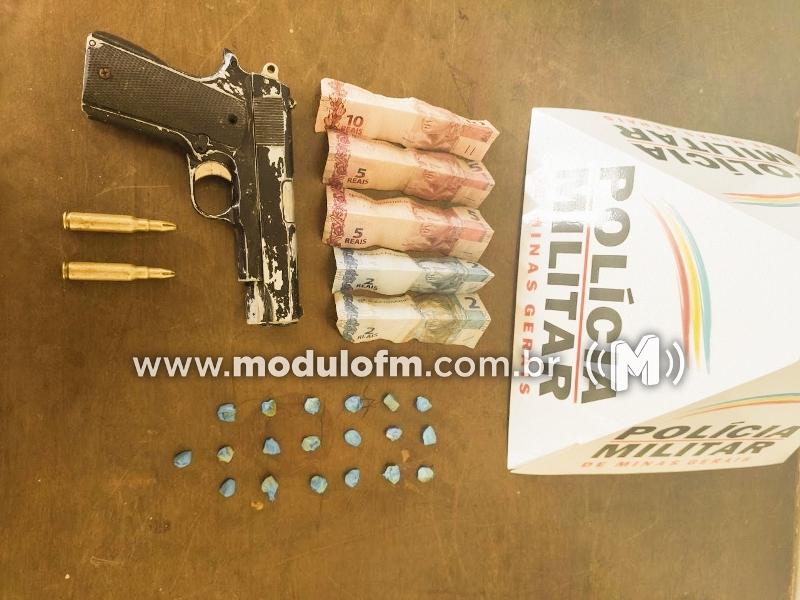 Menor é apreendido com drogas dentro da boca e com munição de fuzil calibre .762