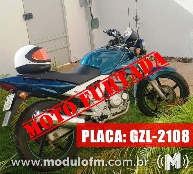 Moto é furtada no bairro Boa Esperança