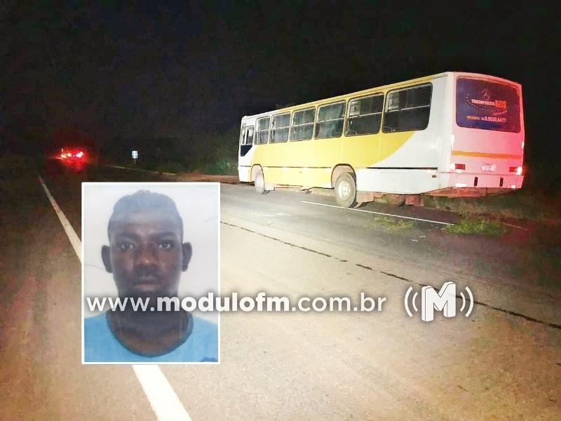 Homem atropelado na BR-146 não resiste e morre no hospital