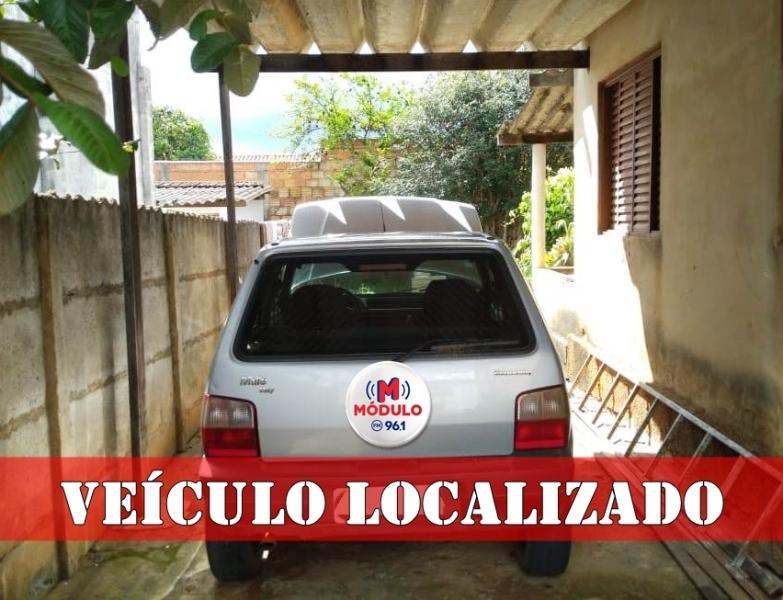 Veículo furtado é recuperado pela PM