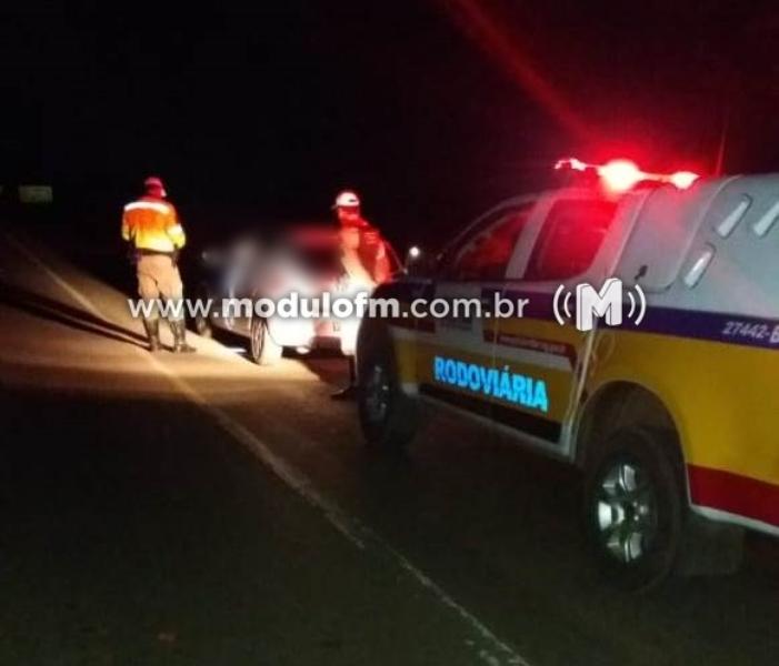 Foragido da Justiça é recapturado dirigindo embriagado e sem CNH na MG-188