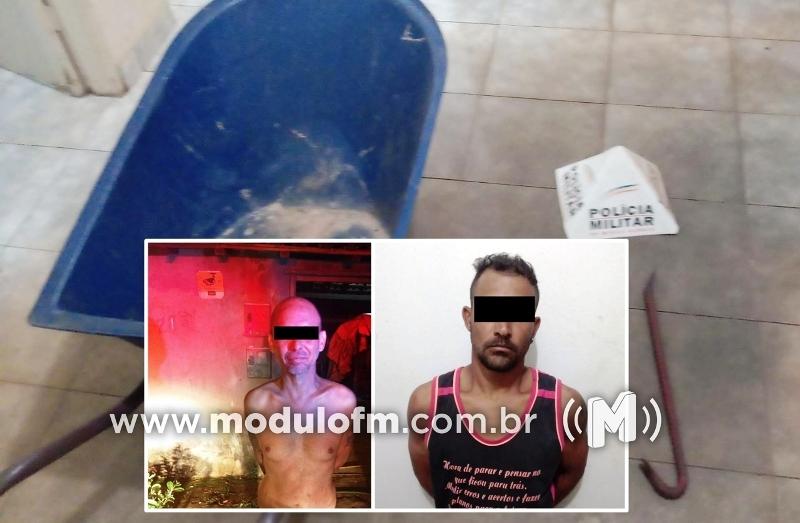 PM surpreende ladrões e evita furto de grande quantidade de botijões de gás em Romaria