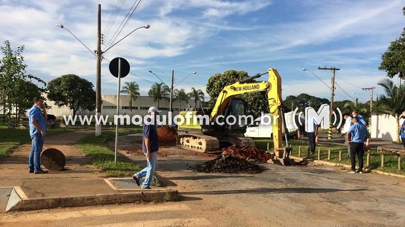 Secretaria de Obras inicia reforma da Avenida João Alves do Nascimento