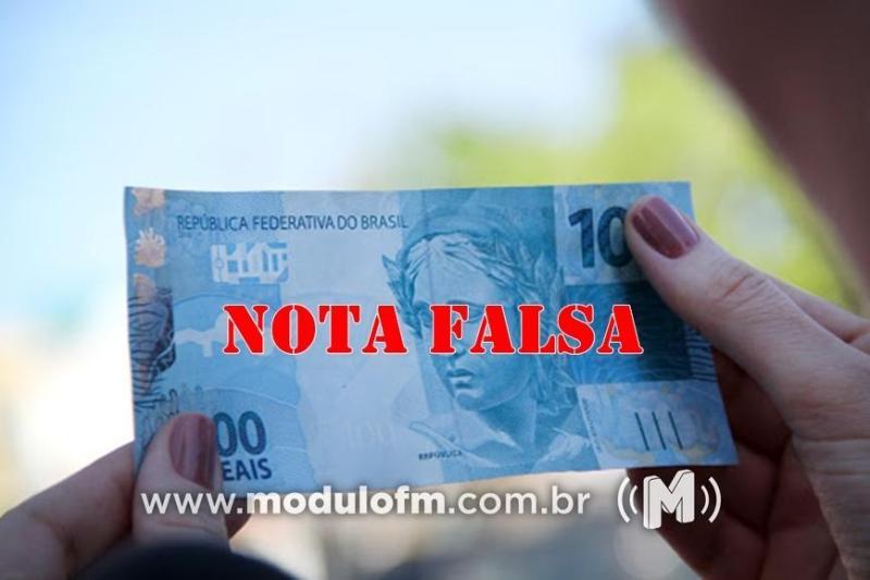 Comerciantes recebem notas falsas em Patrocínio