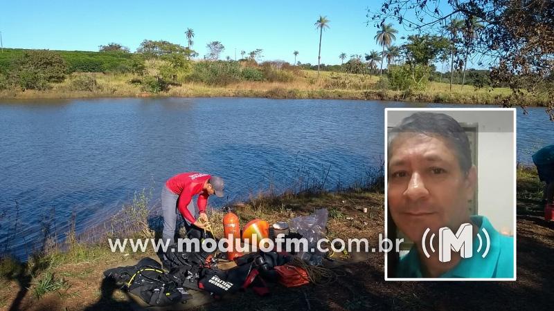 Homem morre afogado após tentar atravessar represa em fazenda...