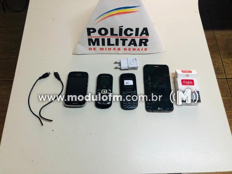 Jovem é preso tentando arremessar celulares em Unidade Prisional