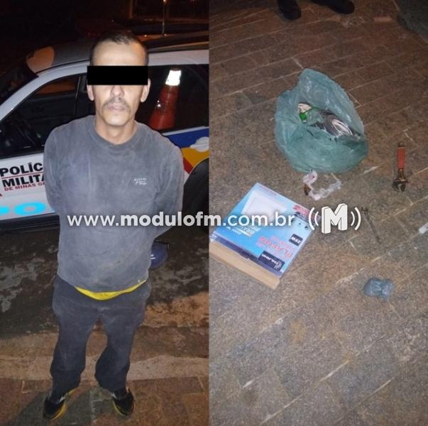 Pelo WhatsApp, moradores rastreiam 'ladrão da lanterna', que é preso pela PM