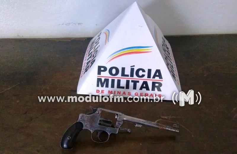 PM apreende arma de fogo supostamente usada em tentativa de homicídio em Serra do Salitre