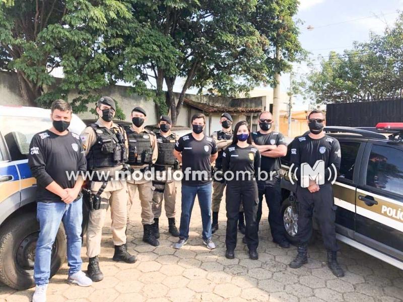 Tenente Coronel Caixeta faz balanço da operação conjunta da Polícia Militar e  Polícia Civil
