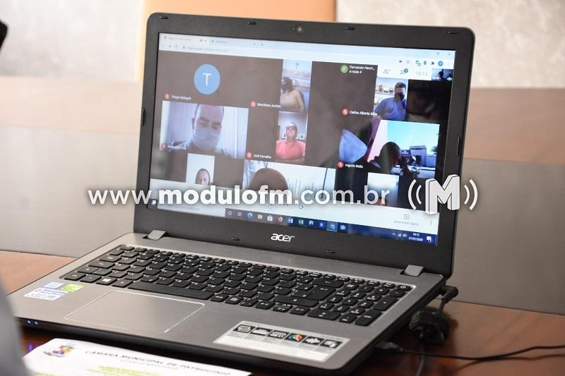 Câmara Municipal realiza 10ª Reunião Ordinária por videoconferência