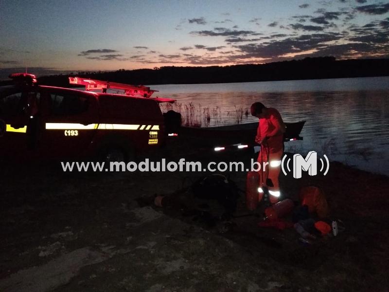 Continuam buscas por homem que se afogou na represa em Moreiras