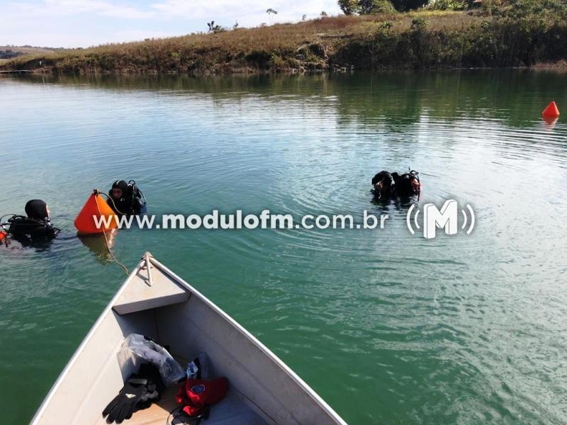 Corpo de homem que se afogou na represa região de Moreiras é encontrado pelos bombeiros