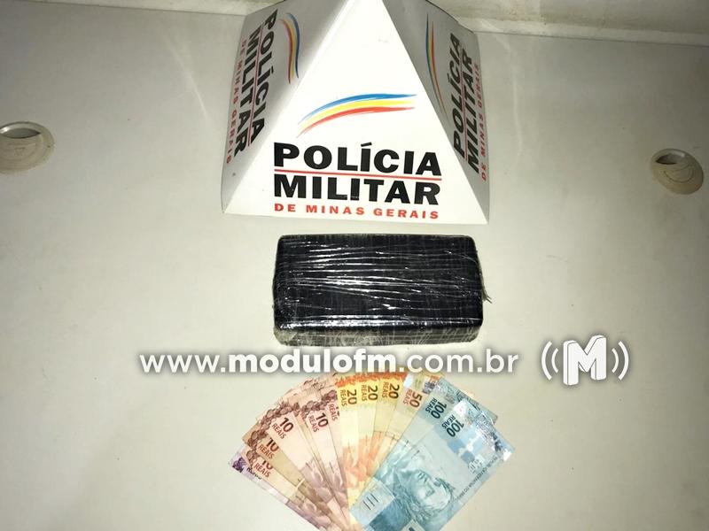 PM intercepta veículo carregado de drogas no distrito de Catulés