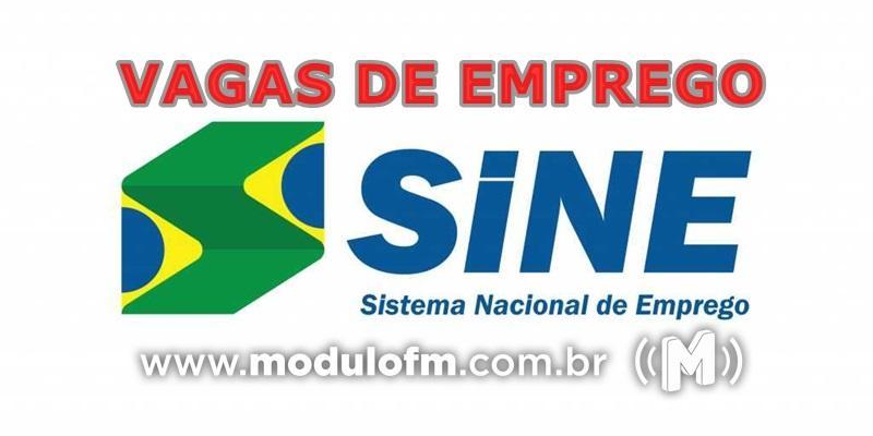 SINE divulga vagas de emprego desta segunda-feira (03/08)