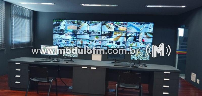 Ladrão é flagrado por câmeras do videomonitoramento furtando loja e acaba preso pela PM