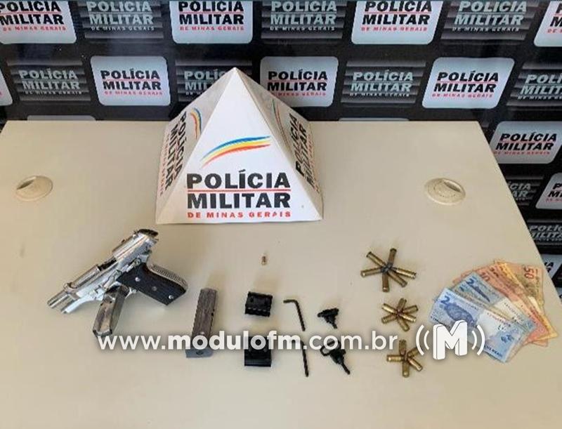Tático Móvel prende homem suspeito de comércio de arma de fogo