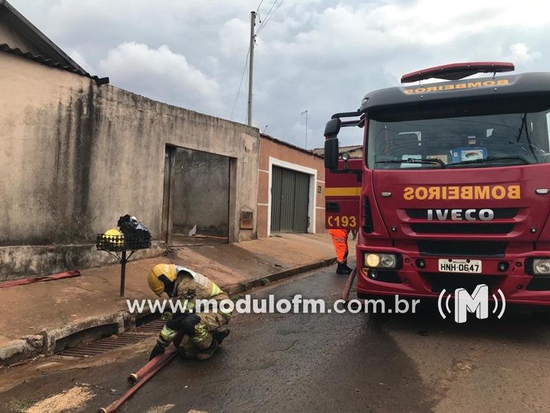 Crianças provocam princípio de incêndio em residência