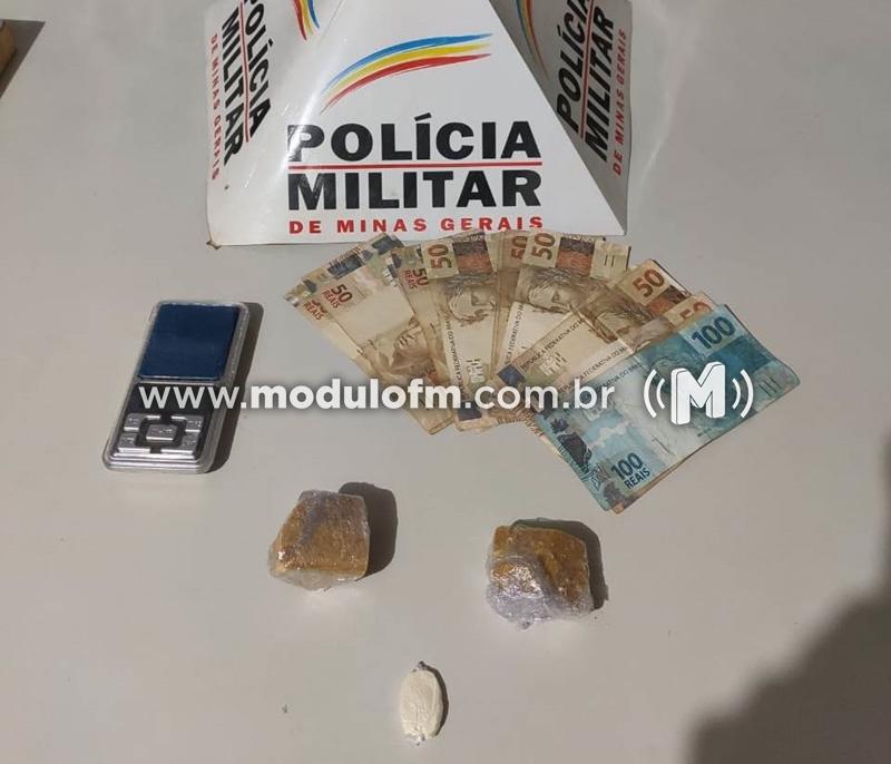 Homem é preso com drogas no bairro Morada Nova