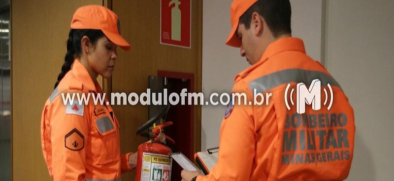 ‘Operação Alerta Vermelho’: bombeiros realizam vistorias em estabelecimentos comerciais