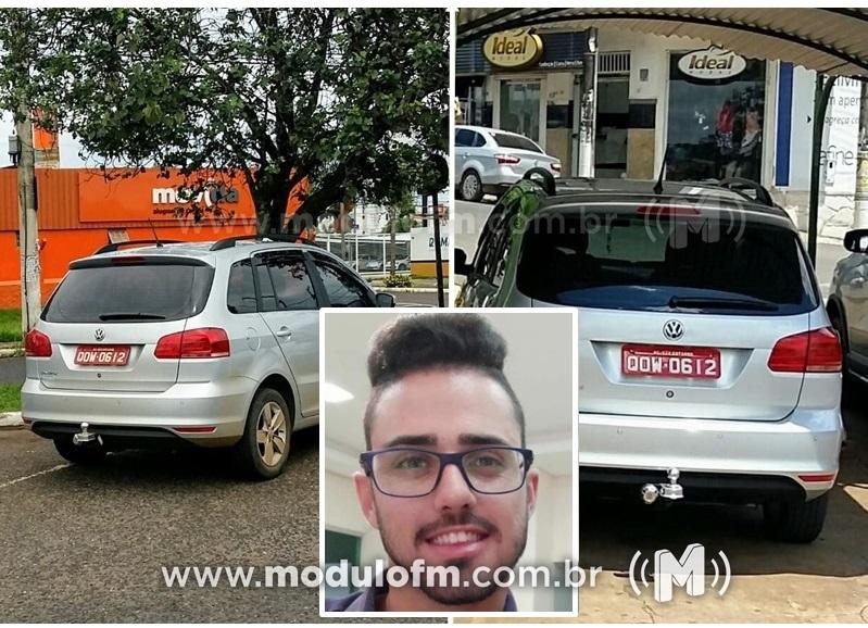 Taxista de São Gotardo desaparece e veículo é visualizado pelo olho vivo em Patrocínio
