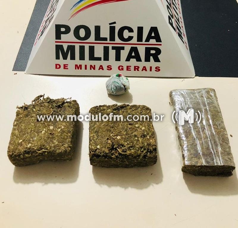 Adolescente é flagrado com drogas em Guimarânia