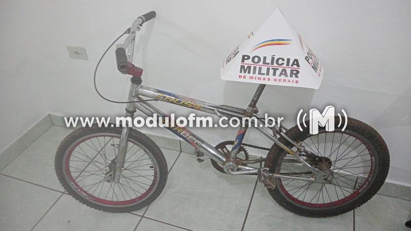 Bicicleta furtada é recuperada e homem é preso por receptação em Serra do Salitre