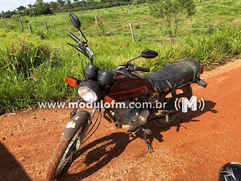 Polícia Rodoviária Militar apreende homem com moto adulterada em Cruzeiro da Fortaleza
