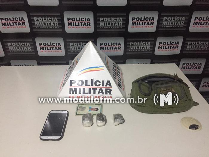 Polícia Militar prende autor que venderia drogas em fazenda