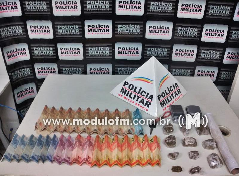Boca de fumo é fechada e três são detidos em Patrocínio